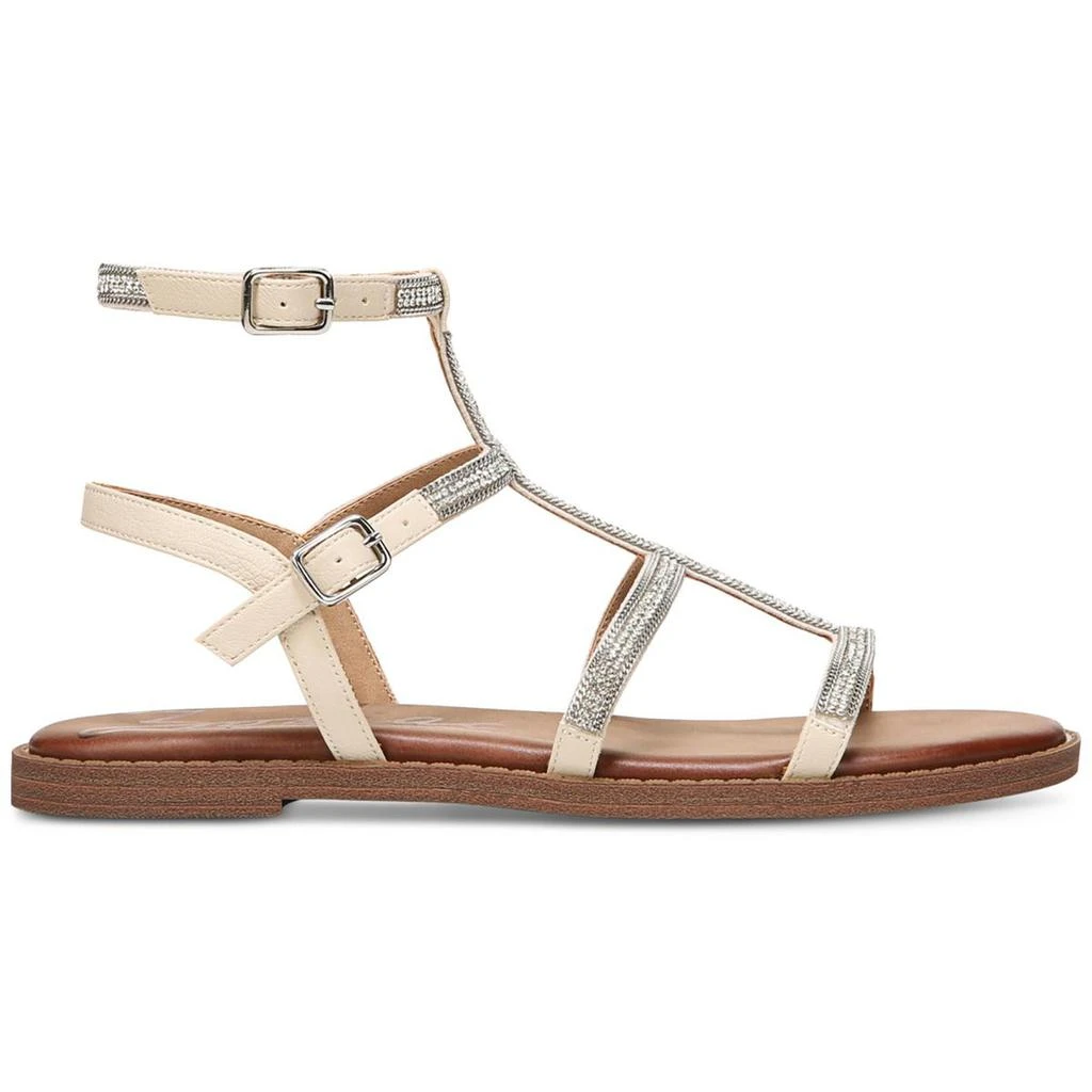 ZODIAC Cintia Womens Faux Leather Embellished Ankle Strap 2