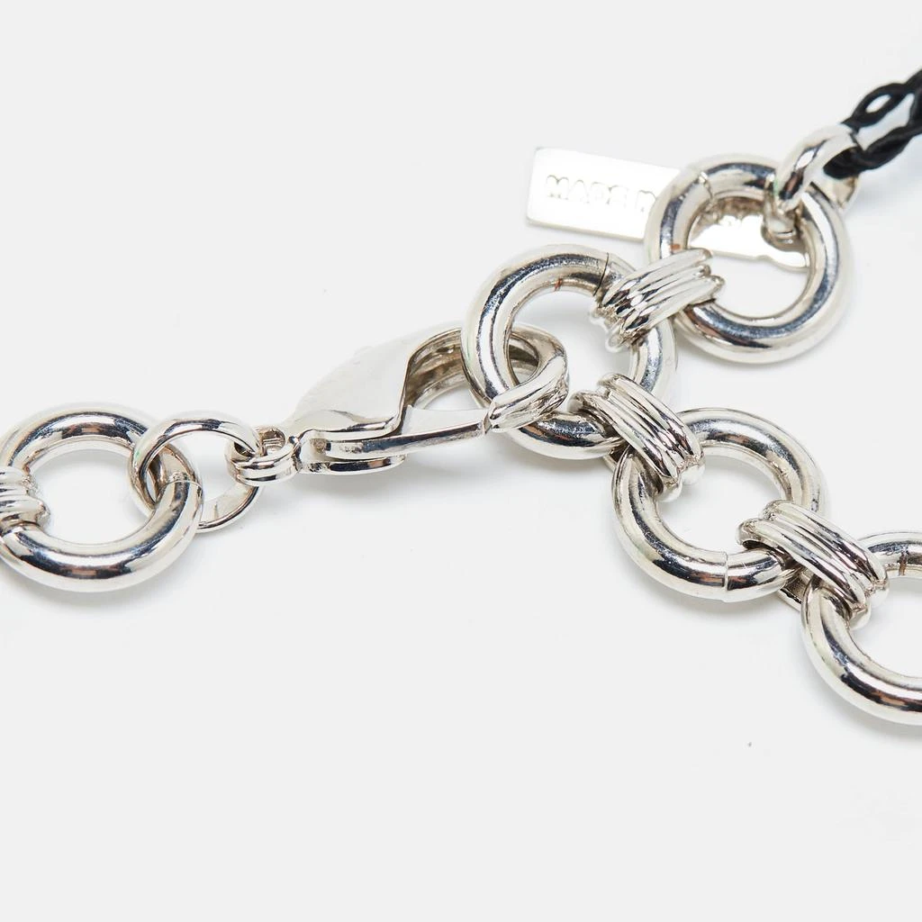Missoni Missoni Enamel Silver Tone Geometric Shaped Long Necklace 7