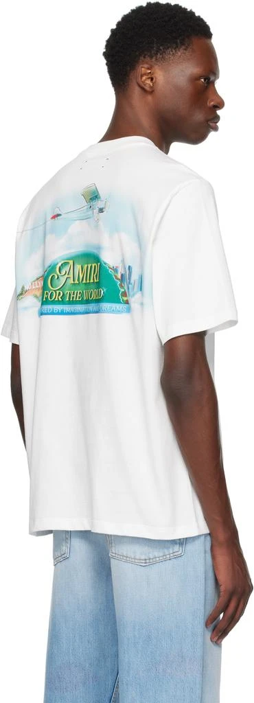 AMIRI White 'AMIRI For the World' T-shirt 3