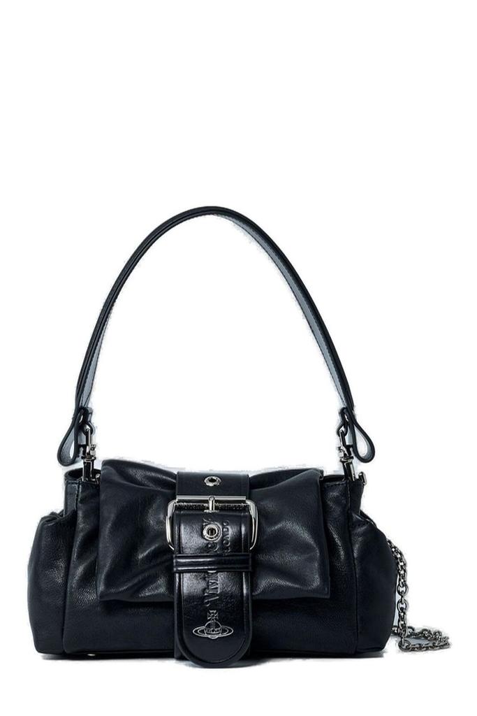 Vivienne Westwood Black Large Anne Square Tote - Tote Bags