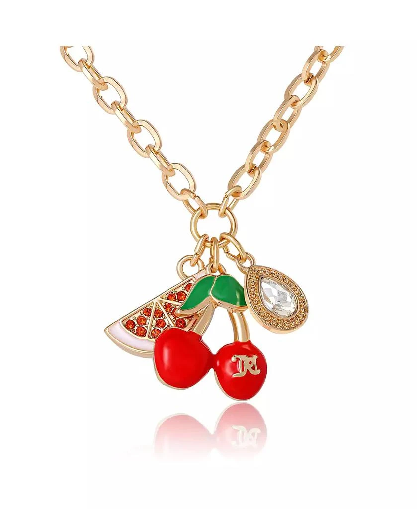 Juicy Couture Cherry 
Watermelon Charm Necklace - 18 + 2

 Chain