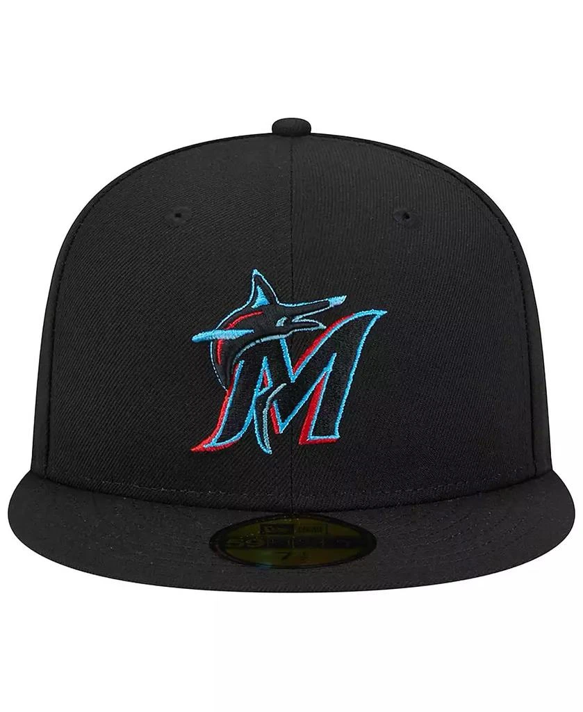 New Era Men's Black Miami Marlins 2017 MLB All-Star Game Team Color 59FIFTY Fitted Hat 2