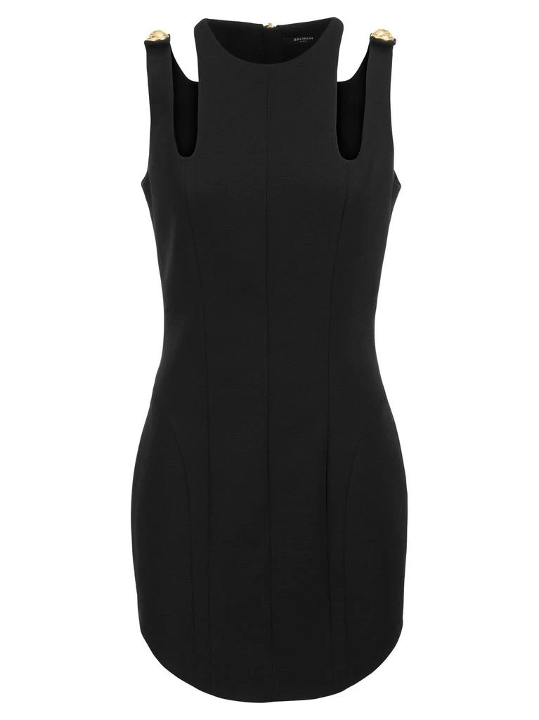Balmain Balmain Cut-Out Detailed Mini Dress 1