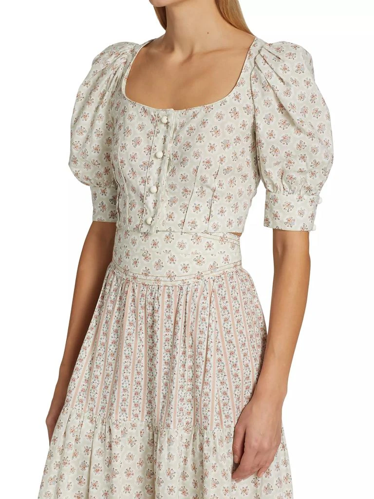 Anna Mason Rosi Floral Crop Top 4
