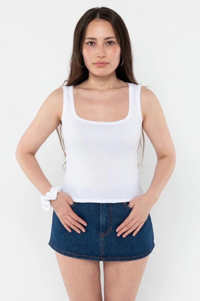 Los Angeles Apparel 43055 - Baby Rib Square Neck Tank Top 6