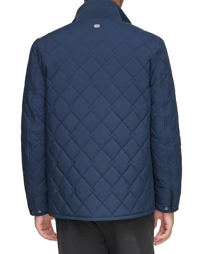 Andrew Marc Amberg Diamond Quilted Corduroy Trim Water Resistant Jacket 4