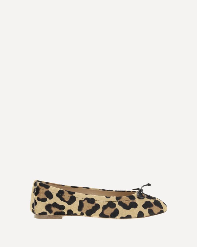 FRANCESCO RUSSO Leopard-print Ballerinas