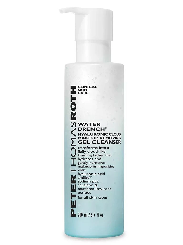 Peter Thomas Roth Water Drench® Hyaluronic Cloud Makeup Removing Gel Cleanser 1