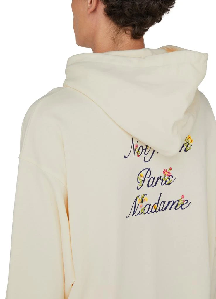 Drôle de Monsieur Floral slogan hoodie 5
