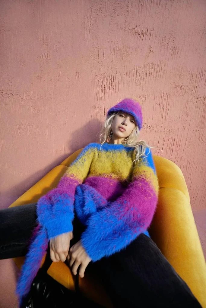 Simon Miller Dozy Sweater In Happy Knit 1