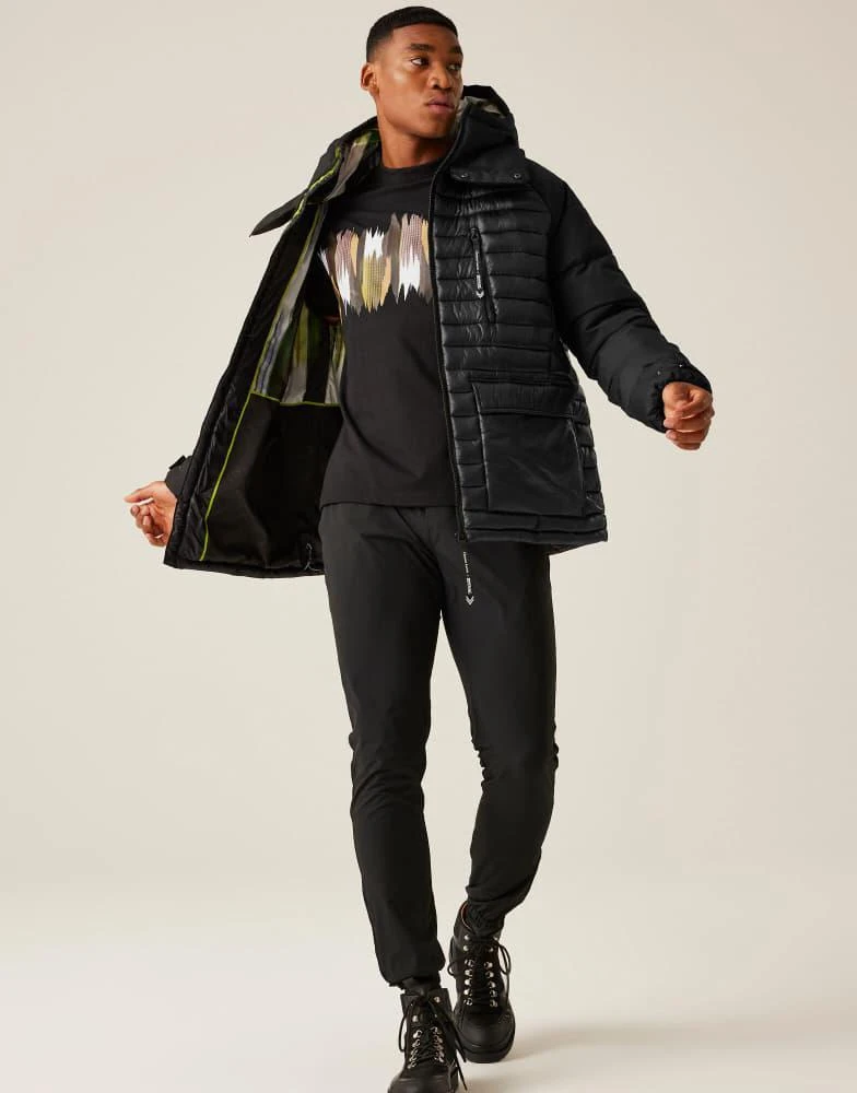 Regatta Regatta Christian Lacroix Men's Congenies Short Padded Jacket in Black 3