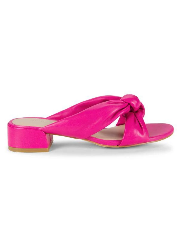 Stuart Weitzman Playa 35MM Leather Knot Sandals 1