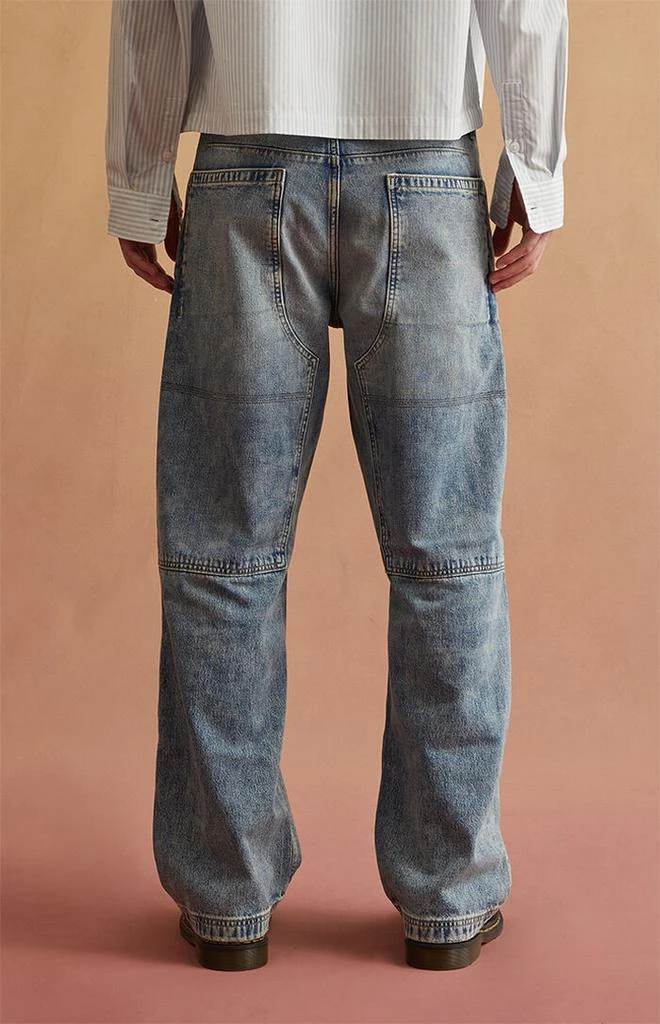 RARE DNM EDIT Light Blue Back Panel Baggy Jeans 3