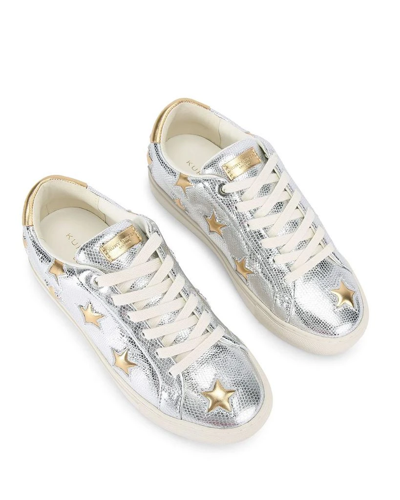 Kurt Geiger Women's Lane Star Metallic Sneakers 4