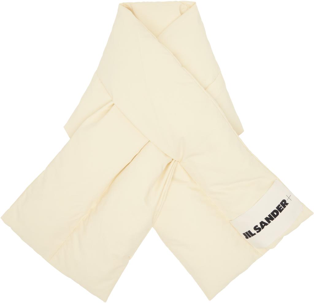 Jil Sander Off-White Down Scarf