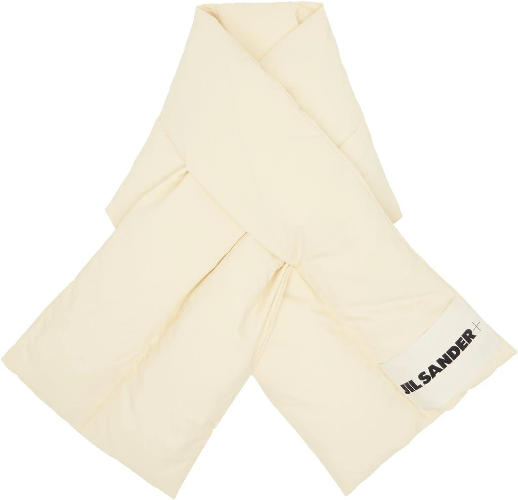 Jil Sander Off-White Down Scarf 1