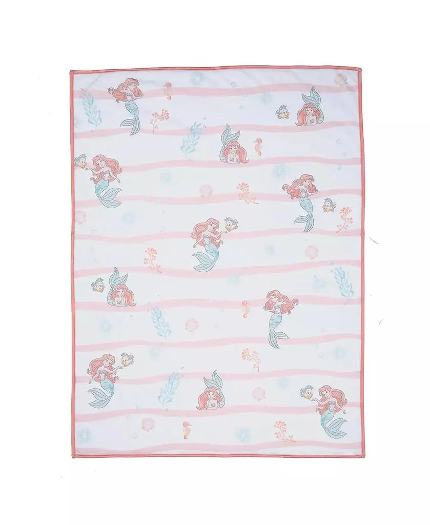 Bedtime Originals Disney Baby The Little Mermaid White Baby Blanket - Ariel 5