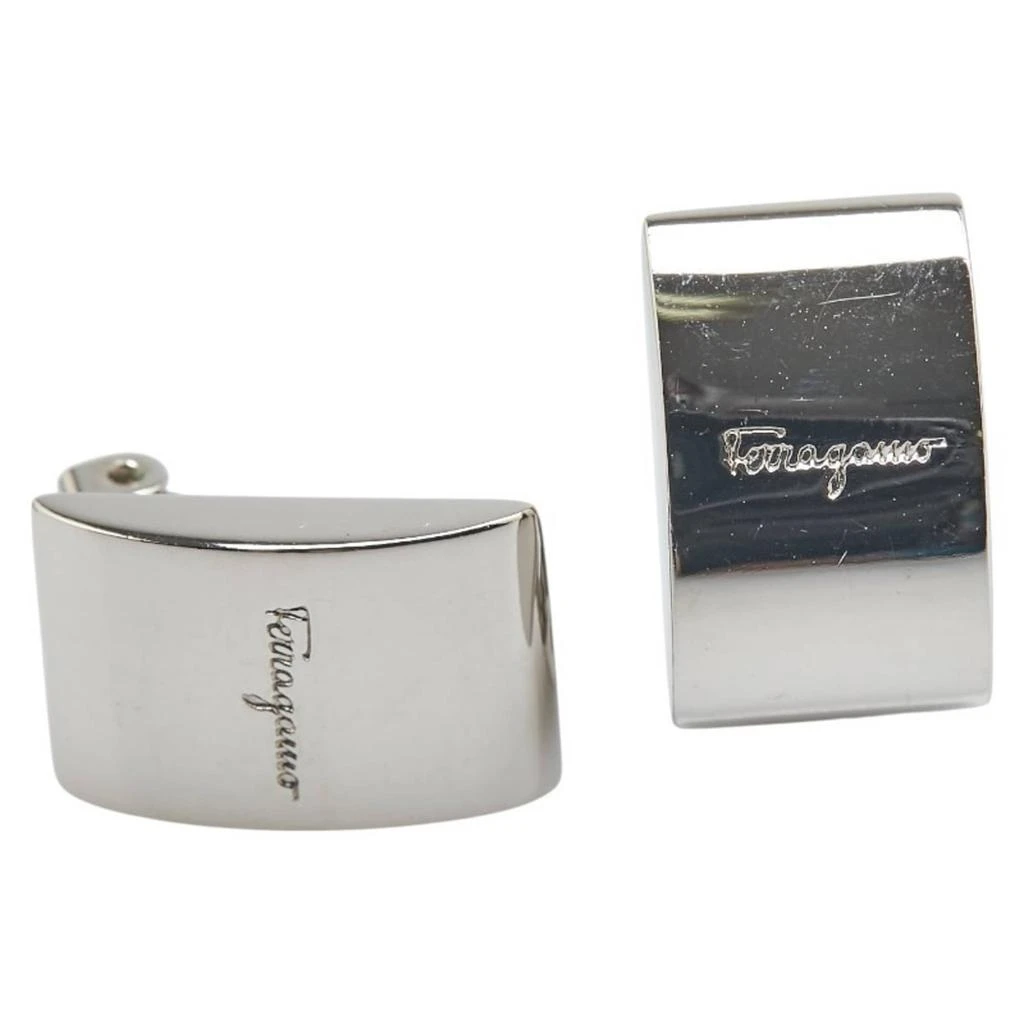 Salvatore Ferragamo Metal Clip Earrings (Pre-Owned)