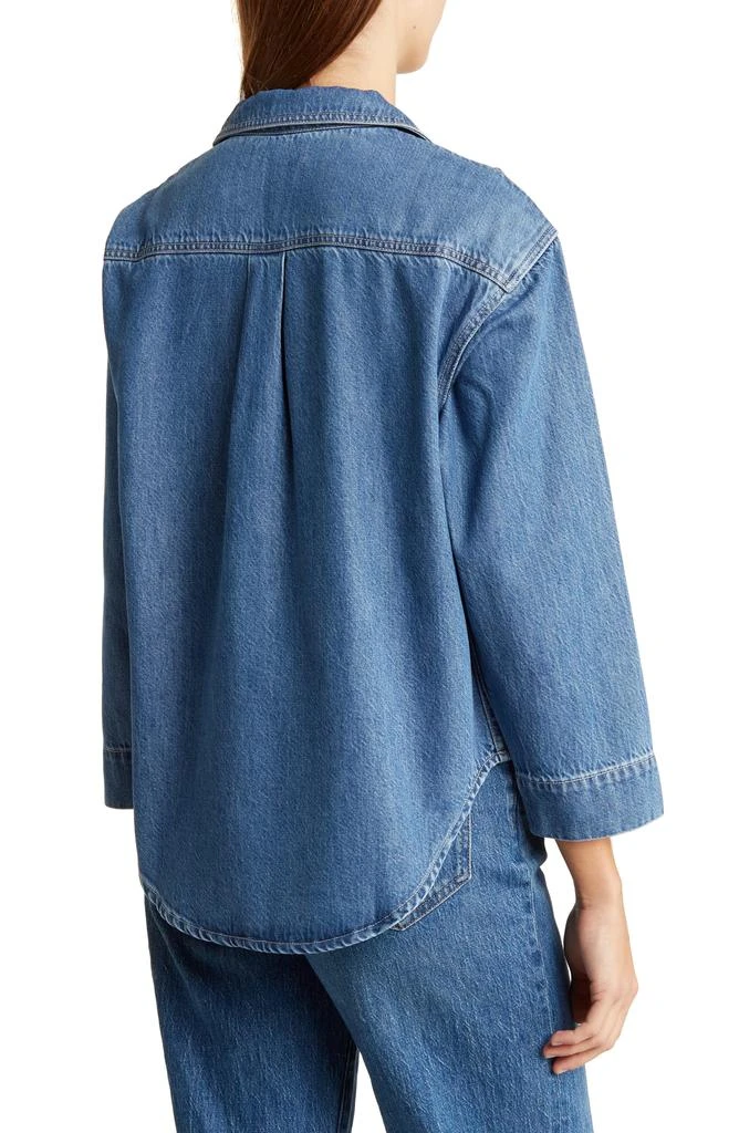 Madewell Denim Popover Top 2