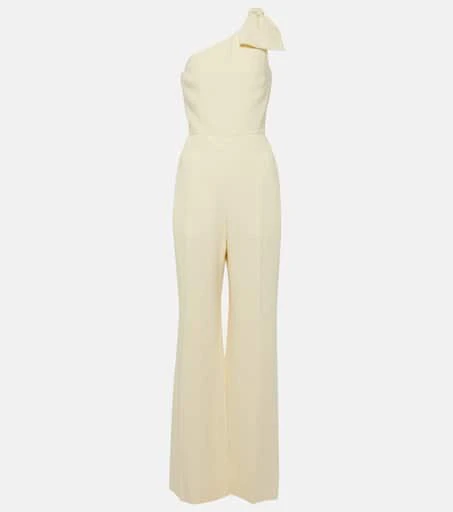 Chloé One-shoulder linen jumpsuit 1
