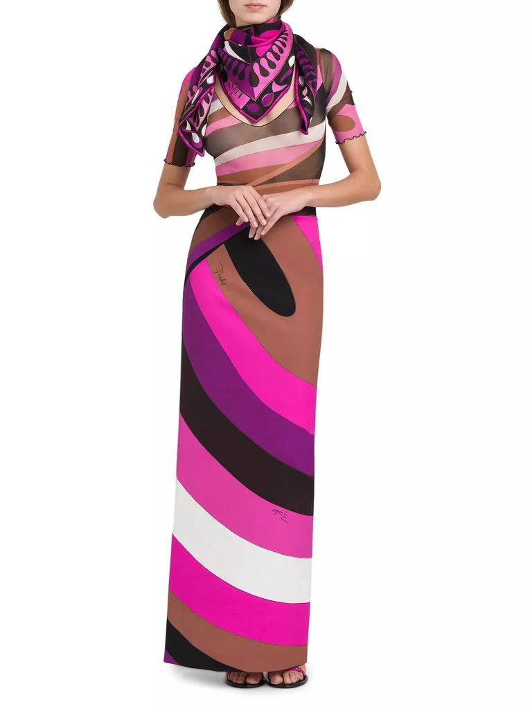 Pucci Colorblock Maxi Skirt 2