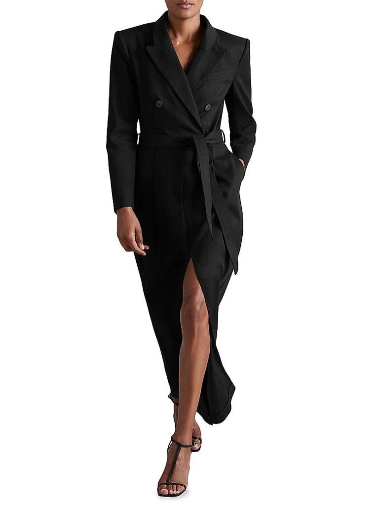 fluted sleeve maxi dress Clara Waxed Cord Belt Bell Sleeve Maxi Dress in Merino Wool Knit – fbrq.com