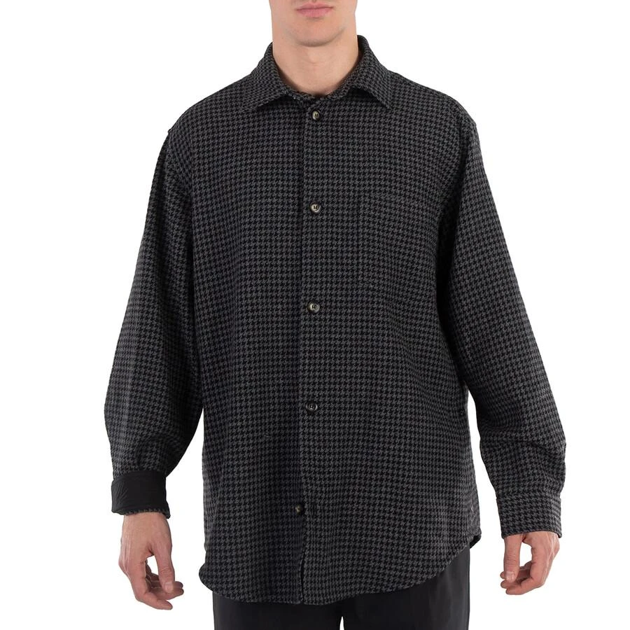 Nanushka Matize Long Sleeve Houndstooth Shirt 1
