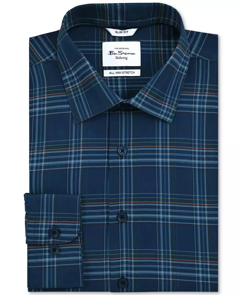 Men's Slim-Fit Plaid Shirt  On Sale Now with Up to 40% Off | Discover  Exclusive Deals & Savings at BeyondStyle  Authentic Ben Sherman  Men|dress_shirt|dress shirts|men's fashion with Limited-Time Discounts, Free