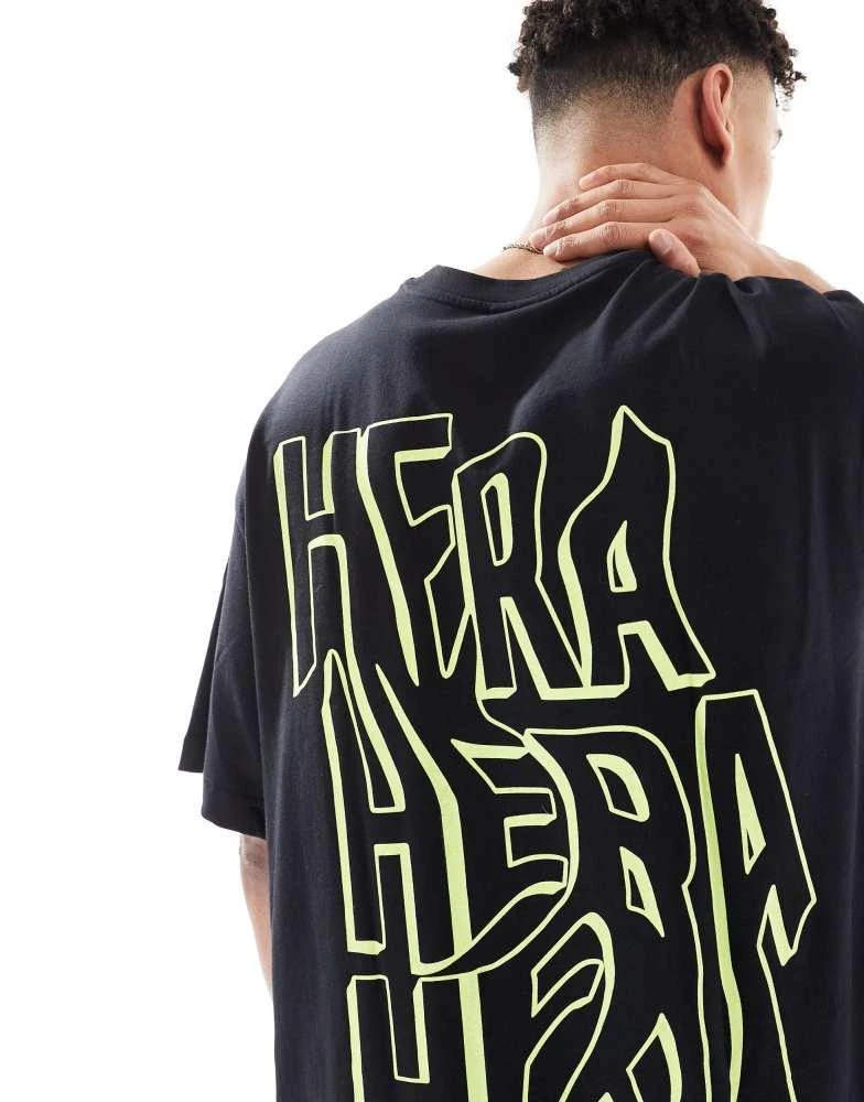 HERA Hera Mens grafitti t-shirt in black 2