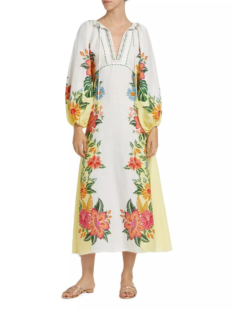 Farm Rio Bloom Garden Midi Dress 3
