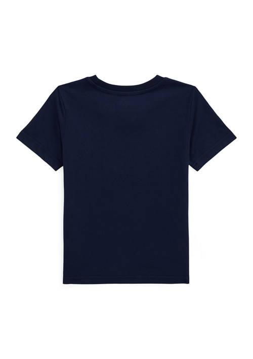 Ralph Lauren Lauren Childrenswear Boys 2 7 Logo Cotton Jersey T Shirt