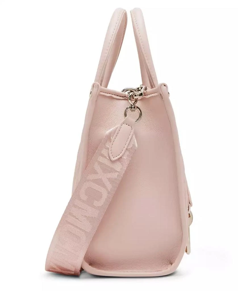 Steve Madden Natural Larry Matelasse Mini Box Tote Bag 10