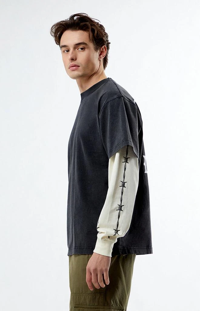 PacSun Beyond The Door Layered Long Sleeve T-Shirt 3