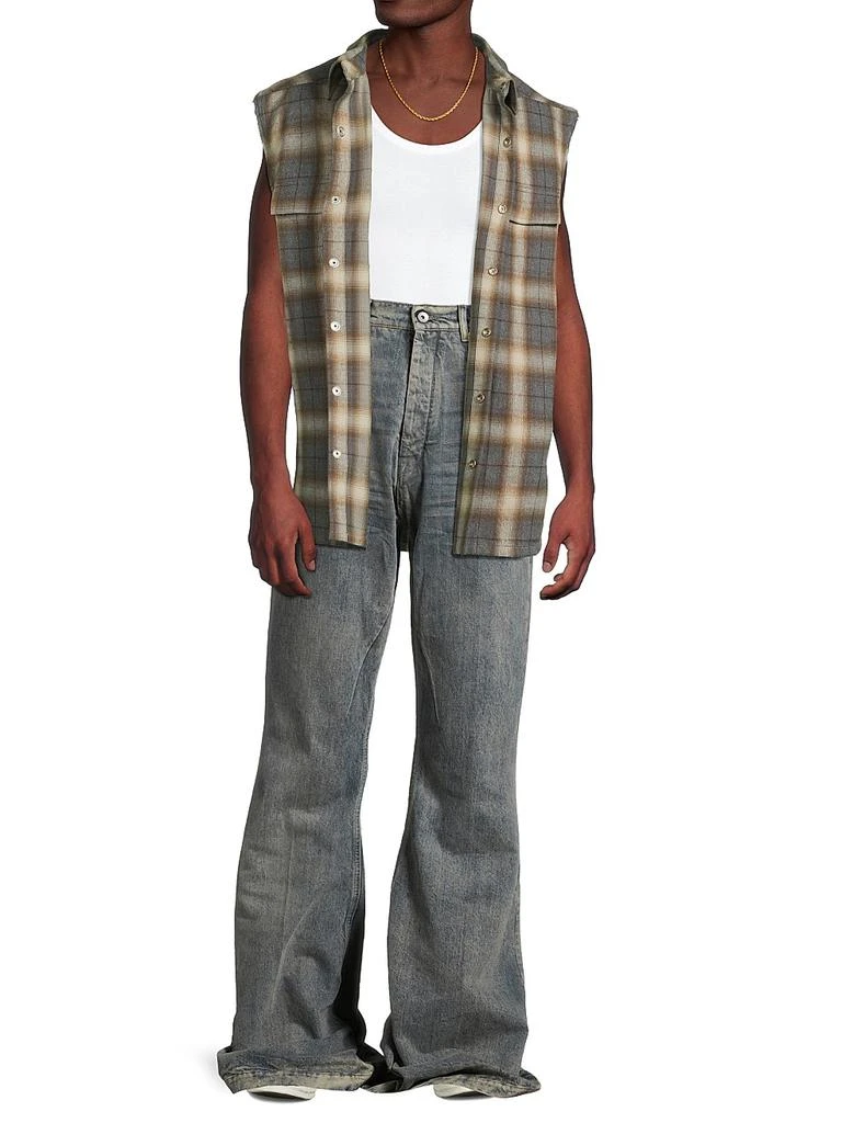 Rick Owens Bolans Faded Wide-Leg Jeans 2