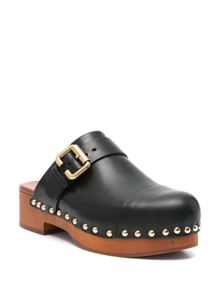 Chloé CHLOÈ - Jeannette Leather Clogs