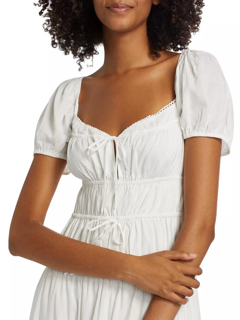 Reformation Rhett Cotton-Blend Midi-Dress 6