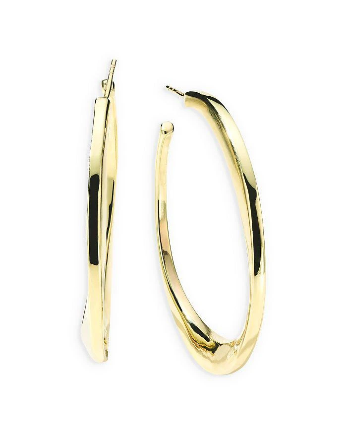 Ippolita 18K Yellow Gold Classico Twist Medium Hoop Earrings 1