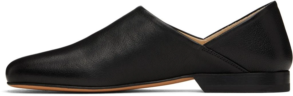 Lemaire Black Leather Slippers 3