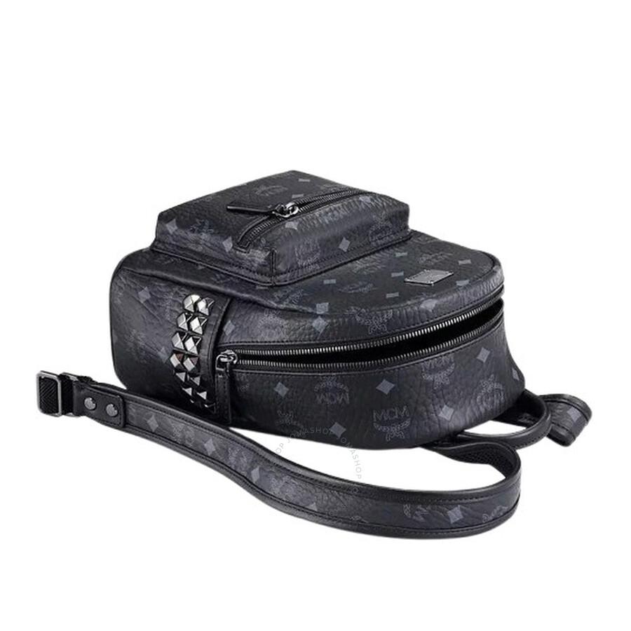 MCM Stark Side Studs Backpack In Visetos