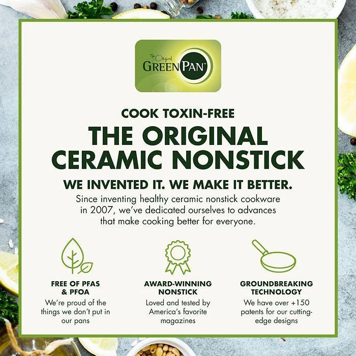 Greenpan Padova Reserve 5-Piece Healthy Ceramic Nonstick Cookware Set 6