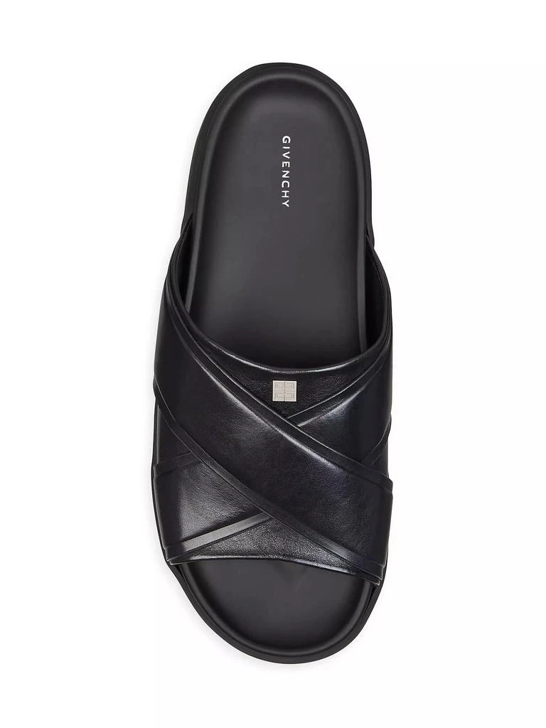 Givenchy G Plage Flat Sandals In Leather 6