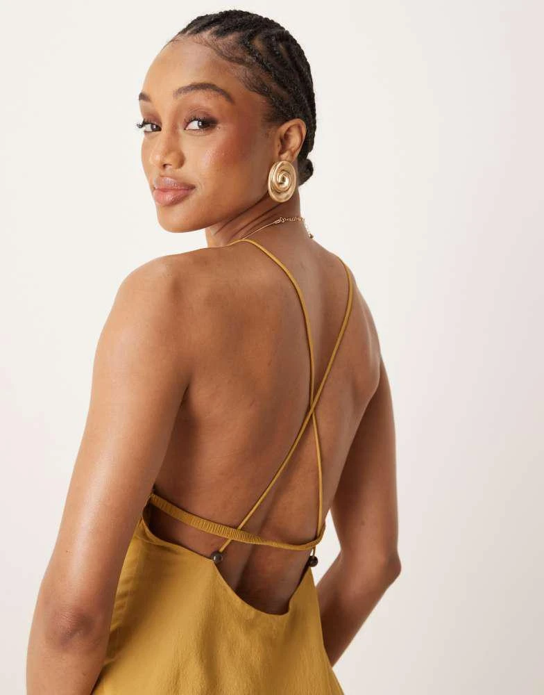 taylor gold fringe dress NALA DRESS IN GOLD – The Party Edition main image 1