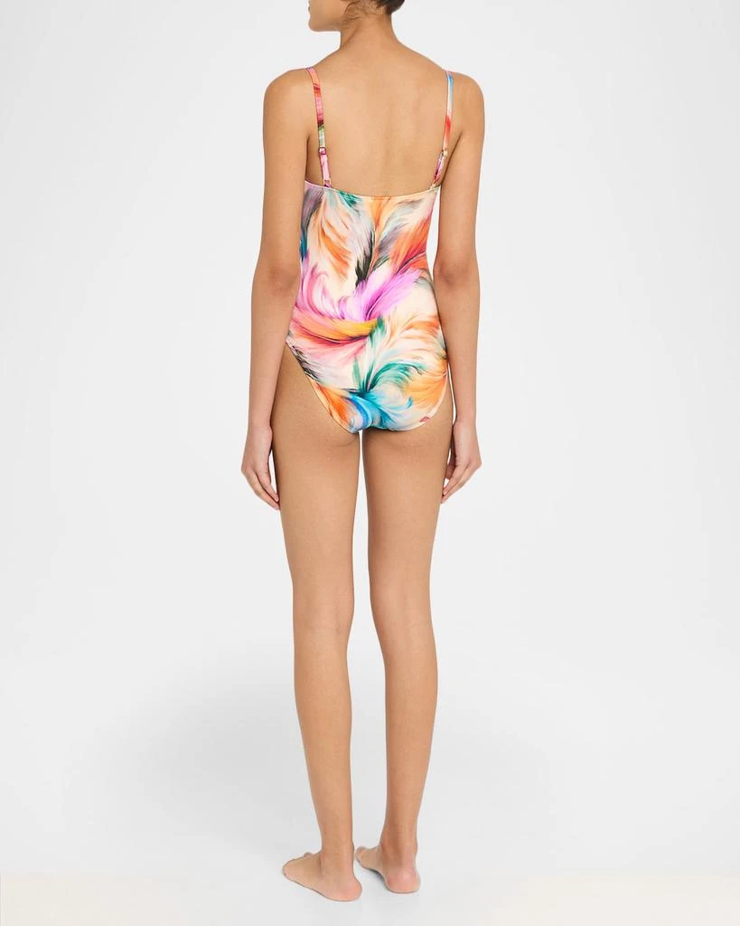 La Blanca Feathered Impressions Lingerie One-Piece Swimsuit 3