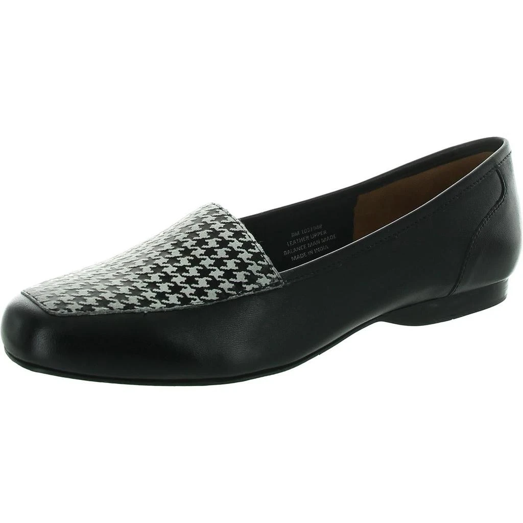 Array Freedom Womens Houndstooth Leather Loafers 1