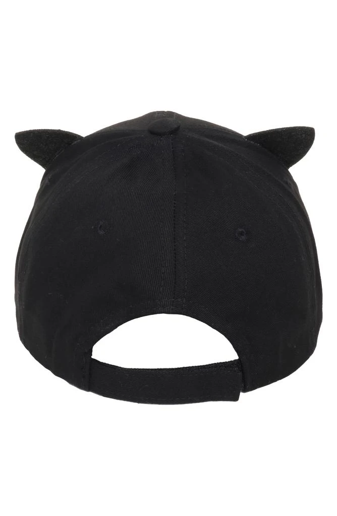 David & Young Rhinestone Cat Ear Baseball Cap 2