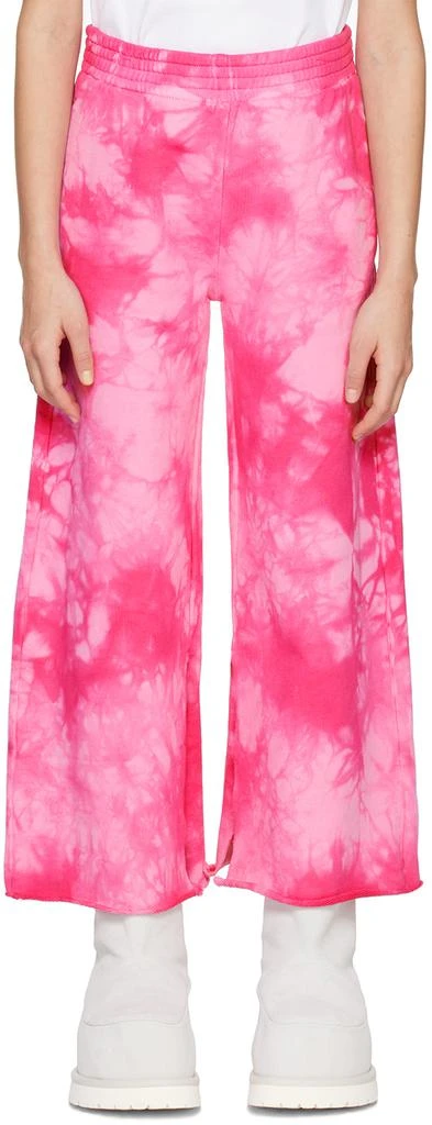 MM6 Kids Pink Tie-Dye Sweatpants 1