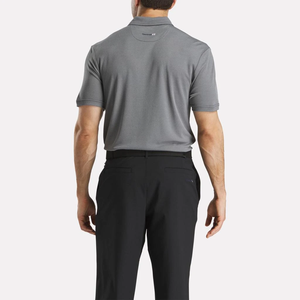 Reebok Men
s Short Sleeve Oxford Knit Pique Polo Shirt 4
