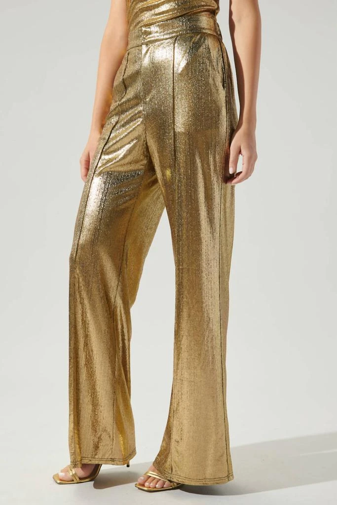 Sugarlips Sugarlips - Primadonna Pintuck Wide Leg Liquid Pants 2