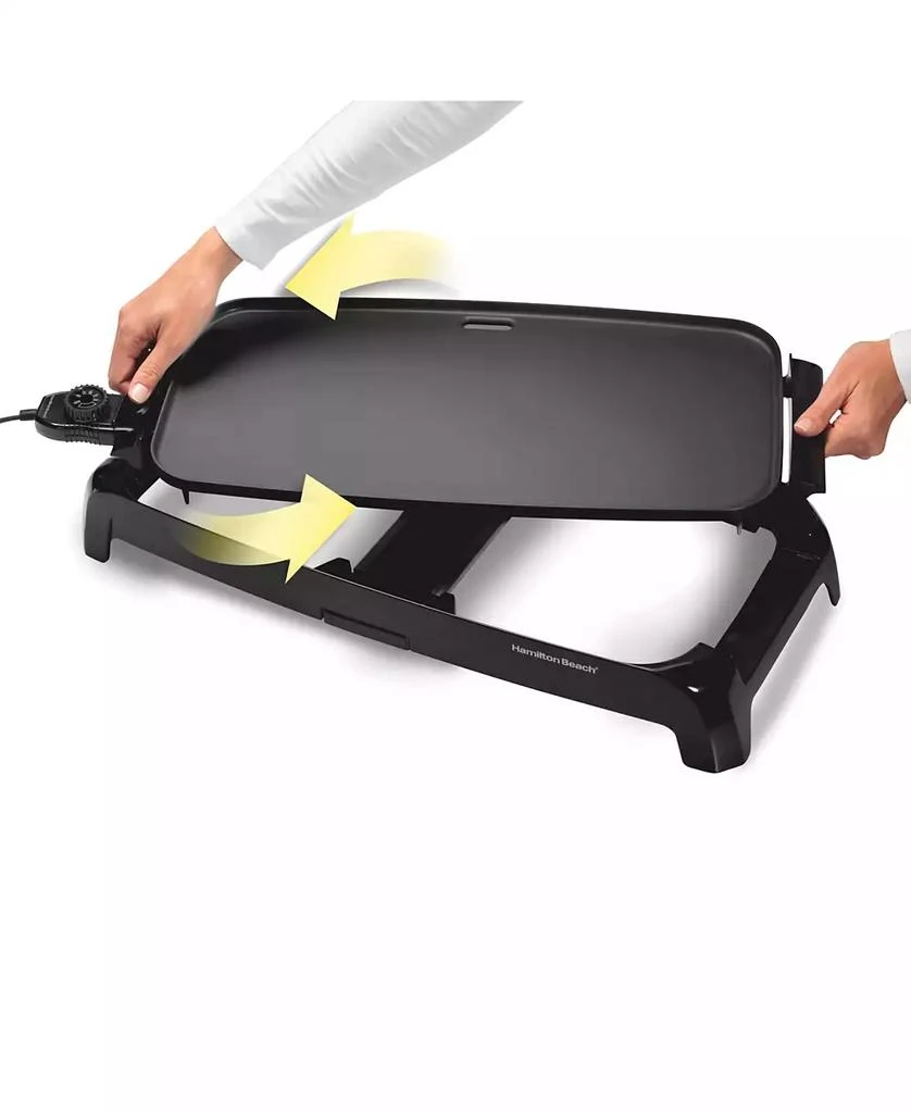 Hamilton Beach 200 Sq. Inch Durathon Reversible Ceramic Griddle 2