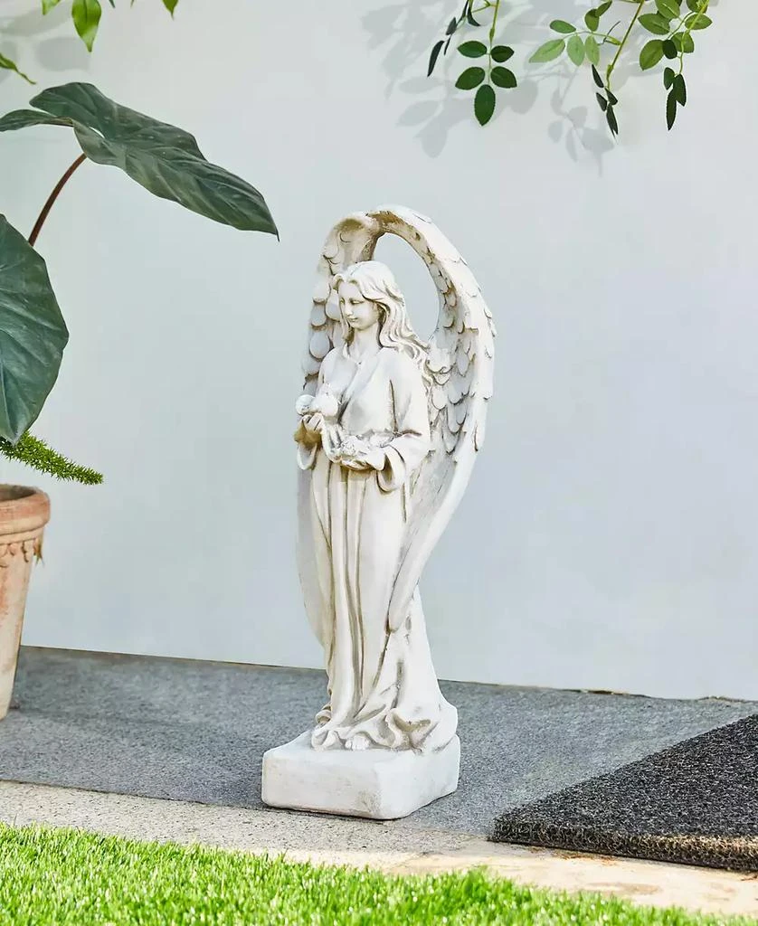 Glitzhome Standing Archangel Garden Statue 6